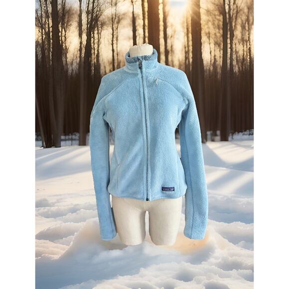 Patagonia R4 lightweight Fleece Shoreline Blue Womens Jacket Small, Discontinued - Picture 1 of 10
